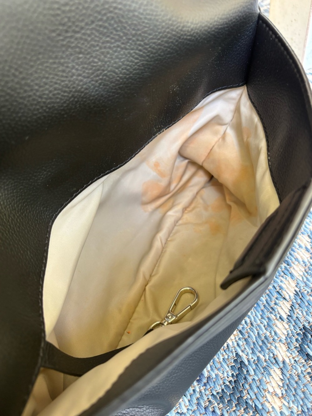 Mina Baie Kinney leather diaper bag and Backpack black sold out online - Picture 14 of 16